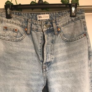 Zara high waisted jeans!